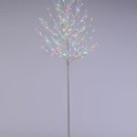 Festive Aurora Led Twig Tree 180cm (6ft) Multicoloured