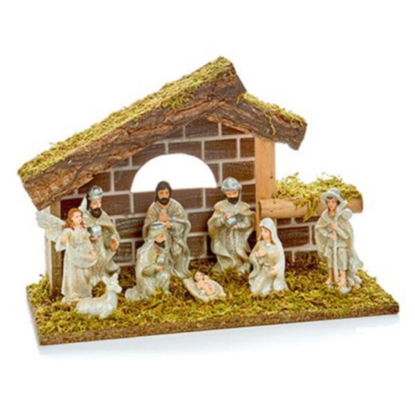 10pc Nativity set 22x32cm In Manager Christmas Set