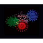 Premier 10x8cm Merry Christmas Firework Projector + Multi-LED's