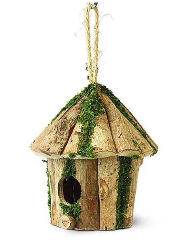 Tom Chambers Natural Round Log Hut / Nest Box