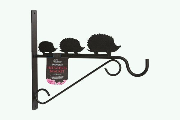 Tom Chambers Black Metal Hedgehog Design Bracket