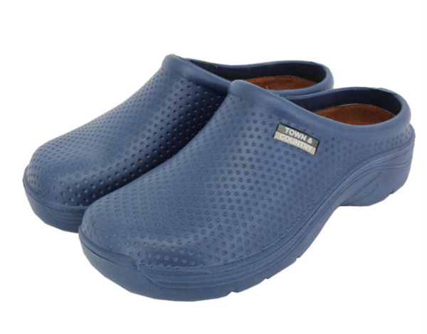 Town & Country Navy EVA Cloggies Lightweight Garden Shoe UK Size 6