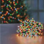 1000 Multi-Colour LED Supabrights Christmas Fairy Lights + Timer Indoor / Outdoor Use