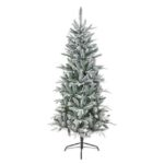 Premier 6ft Slim Lapland Snow Flocked PE Christmas Tree