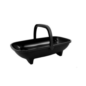 Heritage Black Plastic Garden Trug 53cm