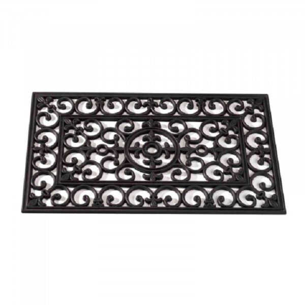 Classic Rubber Cast Mat 75x45cm Doormat Outdoor / Indoor