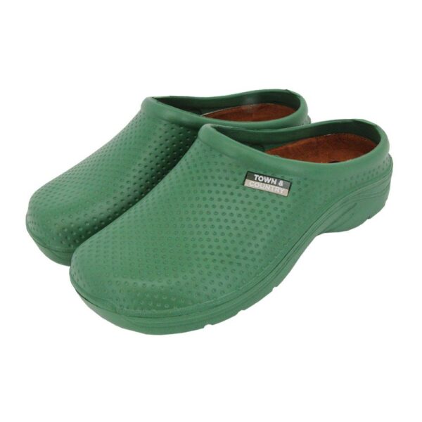 Town & Country Green EVA Cloggies Lightweight Garden Shoe UK Size 6