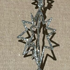 180cm Long Champagne Glitter Mini Star Garland Christmas Decoration
