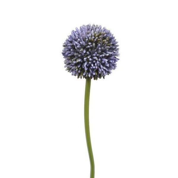 Blue Allium 55cm Artificial Flowers Pack x6 Stems