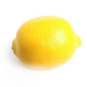 Artificial Fruits 80mm 'Lemons' Home Decoration Fake Fruit Pack 2