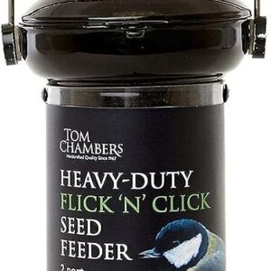 Heavy Duty Flick 'N' Click Seed Feeder Tom Chambers Wild Bird Care CS059