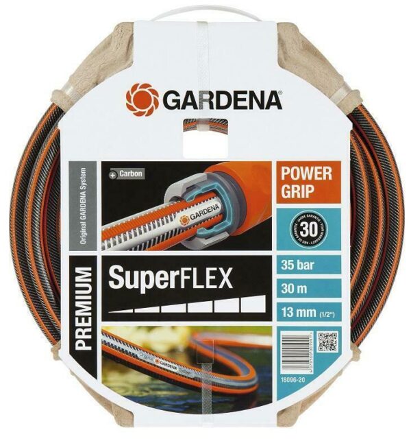 Gardena Premium SuperFLEX Hose, 13 mm (1/2"), 30m 18096-20
