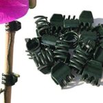 Lorbex Orchid Clips / Orchid Plant Support Standard Green Pack 20