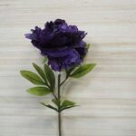 Peony Large 'Purple' Artificial Silk Flowers Pack x 12 Stems Deal !
