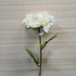 Peony Large 'Cream' Artificial Silk Flowers Pack x12 Stems Deal !
