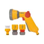 Hozelock Soft Touch Multi Spray Gun and Fittings 2343