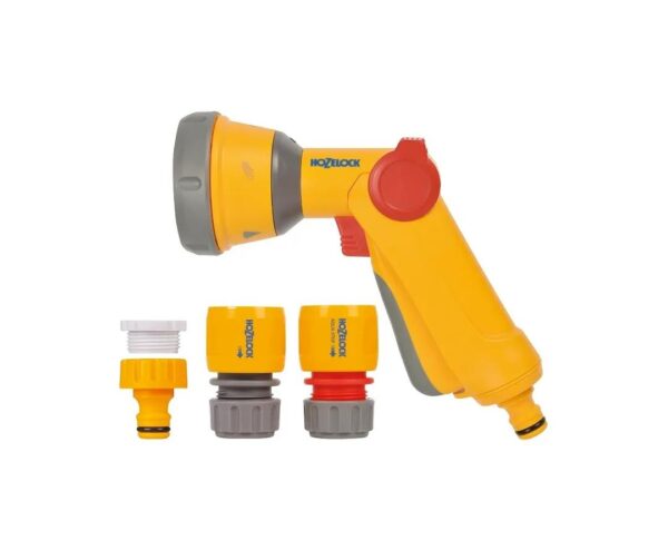 Hozelock Soft Touch Multi Spray Gun and Fittings 2343