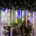 24 Colour Changing Icicle Lights Multi-coloured to Cool White Festive