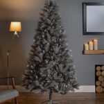 Flocked Woodcote Spruce Artificial Christmas Tree 2.1m Premier