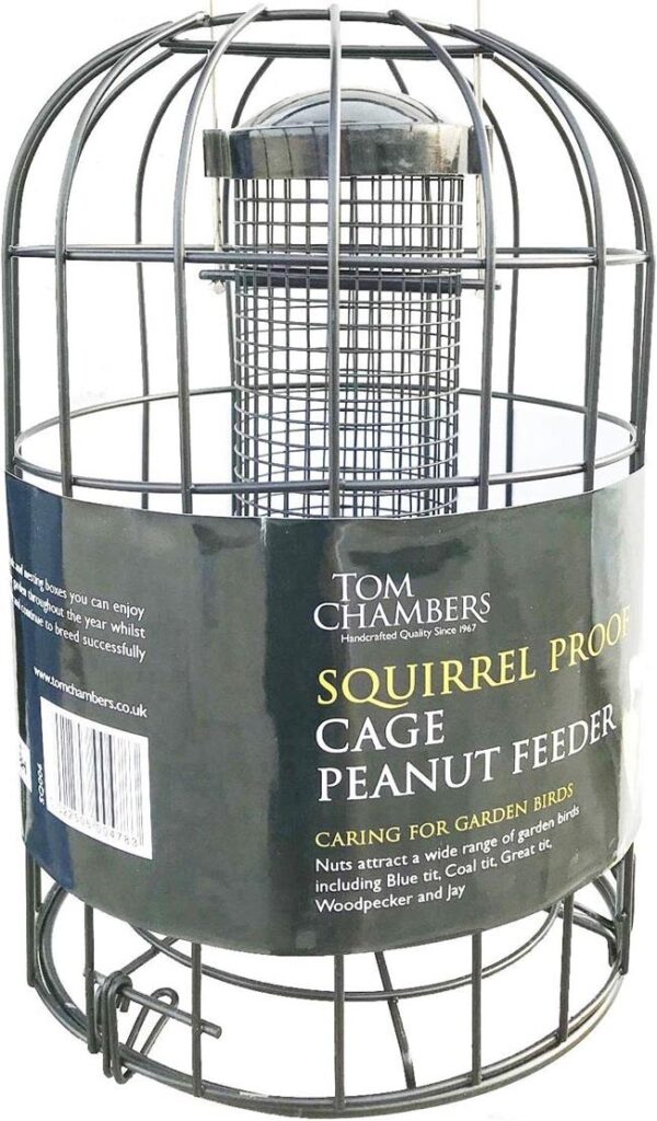 Tom Chambers Squirrel Proof Cage Peanut Feeder