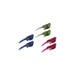 Pink Glitter/Bead Bird + Feather 11cm Pack x2 Christmas Decoration