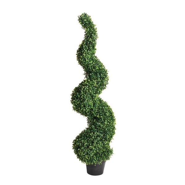 120cm Artificial Buxus Topiary Spiral Tree Gardman