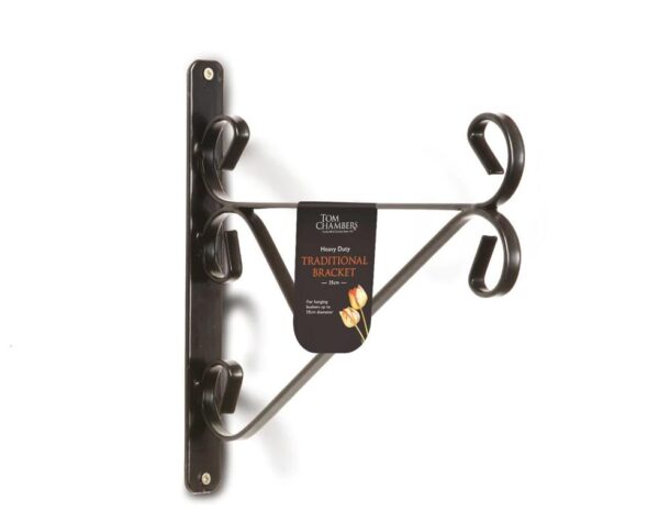 Tom Chambers Traditional Black Bracket 30cm Heavy Duty