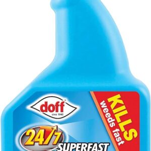 Doff Fast Acting 24/7 Superfast Weedkiller 1Ltr Pack RTU Garden Weed Contol