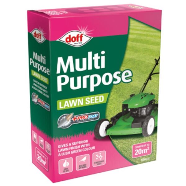 New Pack Doff 'Pro-coat' Multi-Purpose Lawn Seed 500g Grass Seed