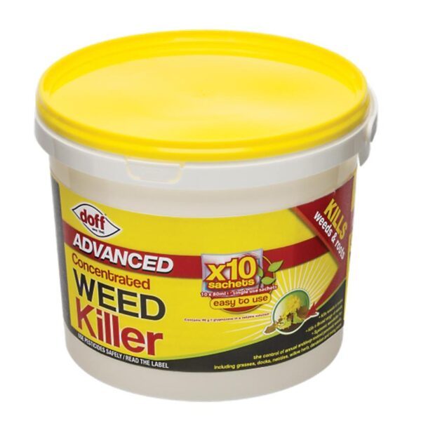 Pack Doff Super Strength Advanced Glyphosate Weedkiller Concentrate 10 Sachet Large Size