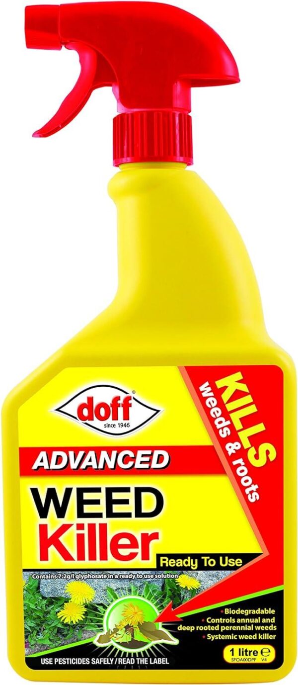 Doff Knockdown Advanced Systemic Weedkiller 1ltr RTU