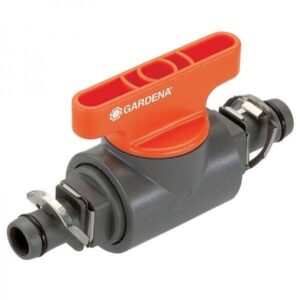 Pack 1 GARDENA Micro Drip 13207-20 Shut-Off Valve (13mm) Hose Fittings