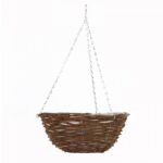 14in Rattan Hanging Basket Smart Garden