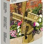 Wooden Windmill Rustic Ornament (Giant Woodland Windmill)