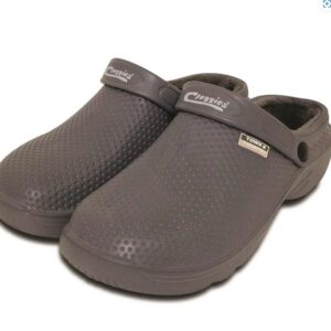 Town & Country Fleecy EVA Cloggies Charcol Unisex UK Size 6