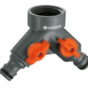 GARDENA Twin Threaded Tap Connector for 1/2" BSP Taps 8938-20