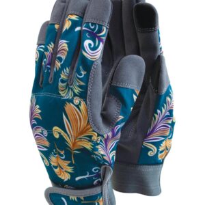 Synthetic Teal Lux-Fit Pluma Gardening Gloves (S) Town & Country