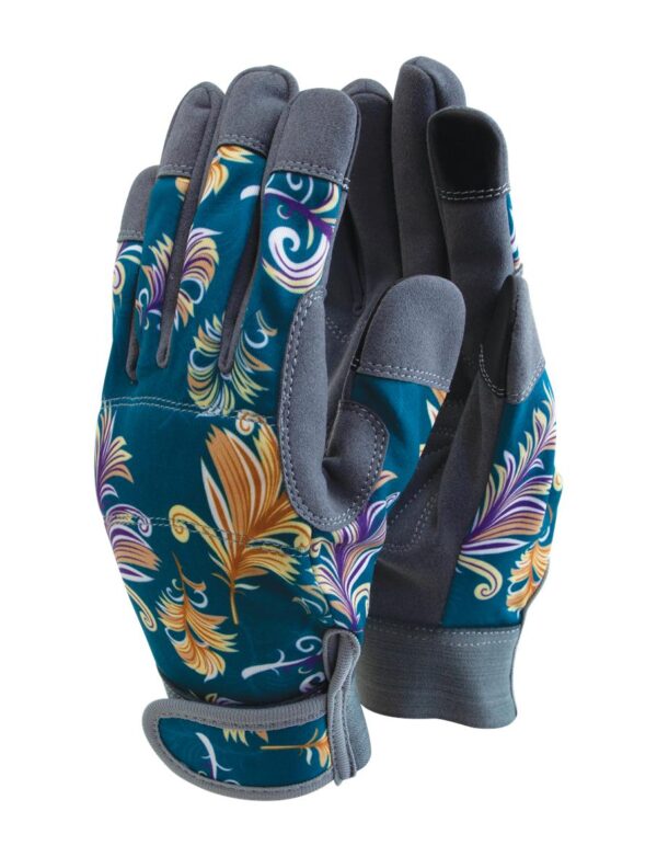 Synthetic Teal Lux-Fit Pluma Gardening Gloves (S) Town & Country
