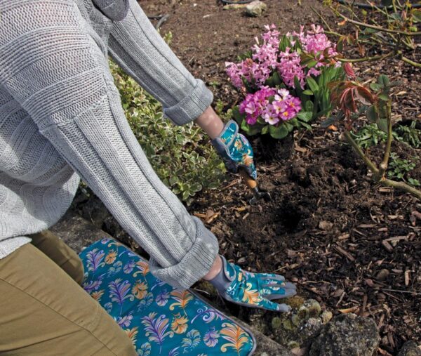Synthetic Teal Lux-Fit Pluma Gardening Gloves (S) Town & Country