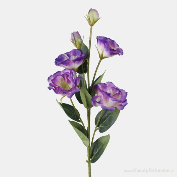 Double Blue Eustoma 'Lisianthus' Sprays Artificial Silk Flowers Pack x6 Stems