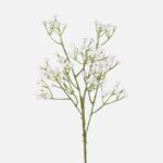 White Gypsophilia 'Baby's Breath' Artificial Silk/Synthetic Flowers Pack 6 Stems