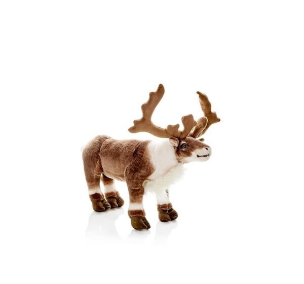 Standing Reindeer Christmas Figure Decoration 40cm Soft Toy