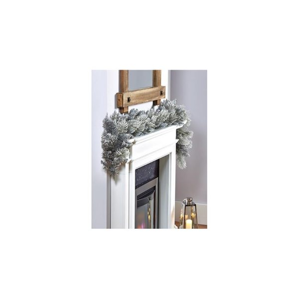 6ft Snowy Tipped Fir / Pine Garland Christmas Decoration