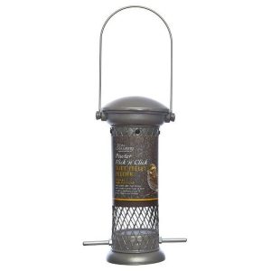 Tom Chambers Pewter Flick 'n' Click Suet Pellet Feeder