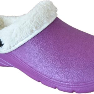 Briers Thermal Lined Garden Clogs Unisex Lilac UK Size 7