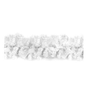 2.7m White Glacier Pine Christmas Garland