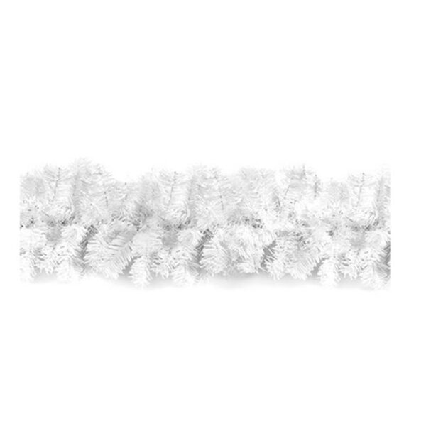 2.7m White Glacier Pine Christmas Garland