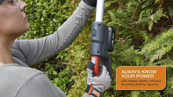 Flymo 18V UltraCut Reach 420 Cordless Telescopic Hedge Trimmer + 18V Power For All Battery