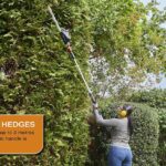 Flymo 18V UltraCut Reach 420 Cordless Telescopic Hedge Trimmer + 18V Power For All Battery