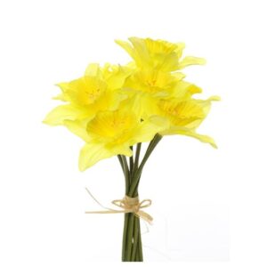 Yellow Narcissus Daffodil Bundle / Bunch 20cm Artificial Silk Flowers 11019539